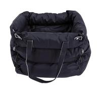 Pssopp Pet Travel Seat Reduces Anxiety Front Row View (Black)