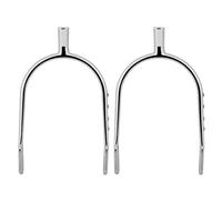 Pssopp Plated Spurs, Zinc Alloy Narrow Spur Plated Wholesale All Around Walking Horse Roping Spurs Women's English Spur(silver)