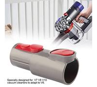 Pssopp Plug Adapter for V6, Converted Into V7 V10 Vacuum Cleaner, Simply Install, Durable ABS Material, Ideal Replacement for the Original Connection, Fits