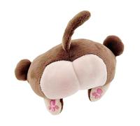 Pssopp Plush Butt Doll Keychain, Cute Cheeky Pendant. Add a Touch of Fun and Fashion, Express Your Trend. Lovable Animal Design, Compact Size. Stand Out with Plush Fabric (Monkey)