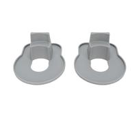 Pssopp Pool Pipe Holders ABS Hose Support Bracket 2 Pack for 1.25 Inch Above Ground Swimming Pool Pipes No Drill Installation Helps Reduce Hose Sagging
