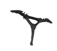 Pssopp Portable Folding Gas Tank Bracket ABS Camping Gas Tank Base 6.8 X 3.7 in Folded 2.8 X 2. in Stable Support for BBQ Picnic Camping Stove Use