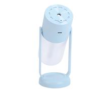 Pssopp Portable Mini Humidifier, 260ml Ultrasonic Cool Mist Humidifier for Home Office Cars Travel (Blue)
