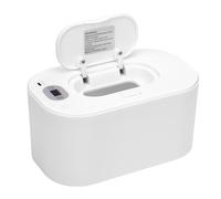 Pssopp Portable Wet Wipe Heater, Rapid Fast Wipe Warmer Dispenser with USB Power Connection for Home Car Outdoor Use (White Temperature Adjustment)