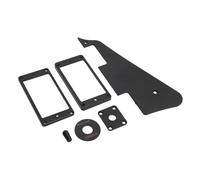 Pssopp Premium Plastic Material Pickup Ring Set, Easy To Install, Scratch Protection, Enhanced Aesthetics for Electric Guitar Pickups Replacement, Complete with Back Plate and