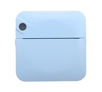 Pssopp Printers Printer, Wireless Connection Multifunctional Inkless Pocket Label Maker with APP for Study Notes DIY Photos Portable Mini Thermal Mini Sticker Printer Machine (Blue)