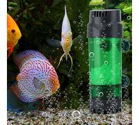 Fluidized Moving Bed Filter Double Biochemical Filter Aquarium Physical Sponge Filters with Suction Cup(LH600)