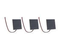 Pssopp Professional Small Solar Collectors 1W High Efficiency Monocrystalline Silicon Modules Kits for Solar Energy, Teaching Devices - Compact Size for School Projects, Outdoor Activities [3 Set]