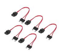 Pssopp Professional Vehicle Fusewire Box Panel Connector, Holders Connector, 20A Inline Fusewire Holder 16AWG Mini Vane/Wing Tap Adapter for Quick Repair Professional Vehicle (ACL L 29.2mm)