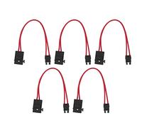 Pssopp Professional Vehicle Fusewire Box Panel Connector, Holders Connector, 20A Inline Fusewire Holder 16AWG Mini Vane/Wing Tap Adapter for Quick Repair Professional Vehicle (ACT M 19.1mm)