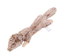 Pssopp Puppy Teething Toys Dog Plush Squeaky Toy, Double Layer Thickened Fabric Wear and Bite Proof Built in Squeaker Cartoon Pet Puppy Chew for Teeth Cleaning Interactive Dog (Groundhog)