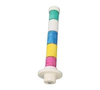 Pssopp Quartz Sandbird Perch Stand Toy Grinder Claw Beak Longable Washable Accessories for Bird Cage