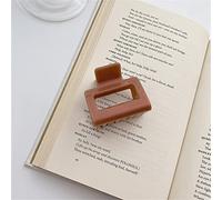 Pssopp Rectangle Claw Clips for Women, Popular Korean Hairpin with a Unique Grip Shape, Colorful, Versatile Barrette for All Hair Types and Lengths, Durable Acrylic Material, Convenient (#5)