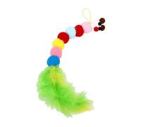 Pssopp Replacement Cat Wand Head Cat Wand Toy, 31cm Plush Attachment Detachable Teaser Replacement Encourages and Pounce for Indoor Cats Daily Interactive Play