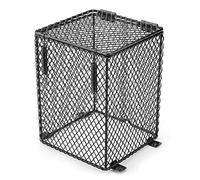 Pssopp Reptile Heater Guard Anti-Scald Heating Bulb Lamp Enclosure Cage Protector Heat Light Mesh Cover Lampshade for Day Night Lights Ceramic Light Bulb Spotlight(Cubiod)