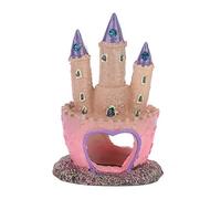 Pssopp Resin Fantasy Castle Ornament for Aquarium Fish Shelter Decorative Piece for Fish Bowls, Enhances Aquarium Environment with Recreation Shelter