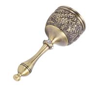 Pssopp Retro Ringing Bell, Handbells Bell for Classroom Wedding Parties and Dinner Retro Ringing, Compact Service Call Service Call