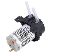 Pssopp Right Angle Self Priming Pump Micro Peristaltic Pump with Silicone Tube 24V for Experiments and Biochemical Applications (12V)