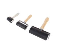 Pssopp Rubber Roller, Lightweight Art Craft Printing Ink Brayer with Comfortable Non-Slip Handle for Paint and Printmaking Supplies Ideal for Artists