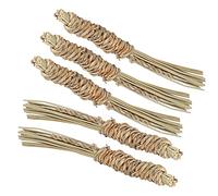 Pssopp Seagrass Chew Toy for Small Animals, Material, Promotes Digestion and Protects Paws for Rabbits and Hamsters (Large aquatic grass rope chewing stick)