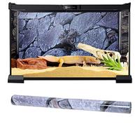 Pssopp Self-adhesive Aquarium Background for Fish Tank, Reptile Terrarium Background, Underwater Rock Stone PVC Wall Sticker (76 x 46cm)