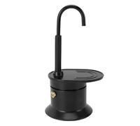Pssopp Single Tube Coffee Pot, Aluminum Alloy Fast Brewing Portable Coffee Maker for Camping and Home Use, 50ml Capacity Ideal for Personal Brews (Black)