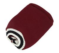 Pssopp Small Pet Harnesses Knitted Vest for Small Dogs Cats Rabbits Chinchilla, Warm Winter Pet Clothes with Leash Hole, Soft Flocking Material 3D Tailoring Dog Knitwear, V Neck Knitted (S)