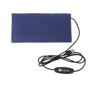 Pssopp Small Reptile Heating Pad, USB Powered Soft Portable Terrarium Warmer Mat with Temperature Regulation for Pet Breeding Boxes