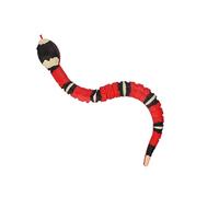 Pssopp Smart Sensing Snake Toy Interactive Simulation Electric Snake Toy with 3D Realistic Texture and S Shaped Crawl for Halloween Christmas April Fools