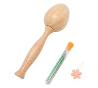 Pssopp Smoothing Wood Damnation Mushroom Set Removable Damnation Requirement Kit for Sewing Repair Clothing for Knitting Enthusiasts