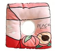 Pssopp Soft Cat Recovery Collar, Post Surgery Wound Protection Allows Eating Drinking Unrestricted Adjustable Donut Pillow Collar for Cats (L: Adjustable Range: 20-32cm/7.87-12.59in)