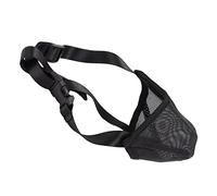 Pssopp Soft Mesh Dog Muzzle Full Coverage Poisoned Bait Protection, Adjustable Overhead Straps for Dogs (XL)