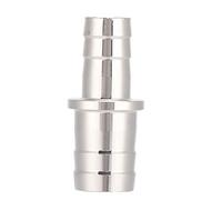 Pssopp Stainless Steel Aquarium Hose Adapter Fittings for Fish Pump and Tubing Connections, Premium Enduring Joint Mender Adapter with Fine Workmanship for 12mm to 16mm