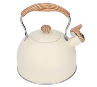 Pssopp Stainless Steel Boilers with a Large Capacity for The Whole Family Beige Ergonomic Handle Tea Can