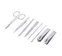 Pssopp Stainless Steel Nail Clippers Set, Anti-Splash Precision Cut for