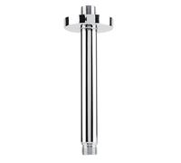 Pssopp Stainless Steel Shower Arm, Universal Thread for Fixed Handheld Showerhead, Shower Head Extension, Easy Install, Modern Design, More Choices, British Standard G1/2 (15.2cm/6in)