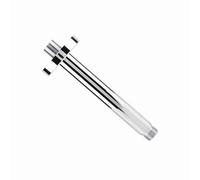 Pssopp Stainless Steel Shower Arm, Universal Thread for Fixed Handheld Showerhead, Shower Head Extension, Easy Install, Modern Design, More Choices, British Standard G1/2 (20.3cm/8in)