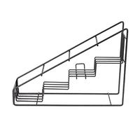 Pssopp Staircase Wire Bottle Holder, Stainless Steel 4-Tier Organizer with Easy Design for Syrups and Condiments in Small Kitchens