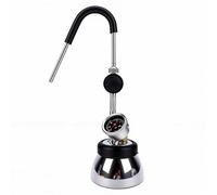 Pssopp Steam Milk Frother, Stainless Steel 4 Bar with Pressure Gauge 3 Hole Nozzle for Induction Cooktop Gas Stove Cappuccino Latte