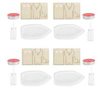 Pssopp Steamboat DIY Physics Experiment Kit 4 Sets - Candle Powered Science Toys for Intellectual Development and Hand-Eye Coordination Ages 5+