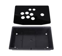Pssopp Stick Case, Black Acrylic Panel, DIY Joystick Controller, Supports Classic Games for PC and Users