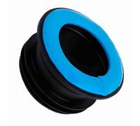 Pssopp Toilet Rubber Ring Odor Proof Seal Drain Pipe Sealing Ring with Thickened ABS Material for Universal Toilet Drain Outlet 3-4 Inch