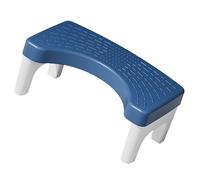 Pssopp Toilet Stool Poop Squat for Adults Kids - High Strength Stability Anti Slip Design Fits Most Standard Toilets Easy Storage Comfortable Experience (Navy Blue)