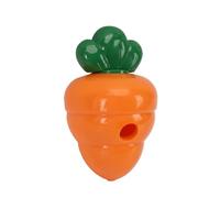 Pssopp Treat Dispensing Dog Toy, Carrot Shape Natural Rubber Chew | Stuffs With Snacks For Busy Pups, Rinses or Goes in Dishwasher, Engaging Design,Convenient Maintenance, For Crate Training