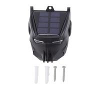 Pssopp Ultrasonic Repellents Water Proof Solar Powered Efficiency Solar Animal Repelling Device with Flashing Red Lights for Farm Yard Wildlife Deterrent, Repels All Animal