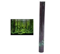 Pssopp Underwater Forest Aquarium Background Paper - PVC Adhesive Double Sided Tank Backdrop for 61x30cm Aquarium