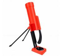 Pssopp Unique Beer Bottle Opener, PLA Realistic Novelty Bar Tool Cap Ejection Desk Decor for Beer Enthusiast Home Bar Man Cave Gift (Red)