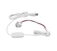 Pssopp USB 5V Spotlight, Dimmable Mini LED Light Surfaces Mounted Light for Showcase Jewelry Cabinet with Stepless Dimming Breathing