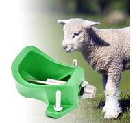 Pssopp Water Feeder, Livestock Feeding & Watering Supplies for Pigs and Sheep Easy Installation Compatibe with 20mm Pipes Save Water Fix on Cages Feeder, Durable Plastic Drinking