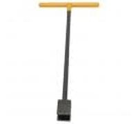 PSSOPP Water Meter Key Stopcock Key Curb Valve Wrench Tool with T Handle for Curb and Main Water Valve (Yellow)